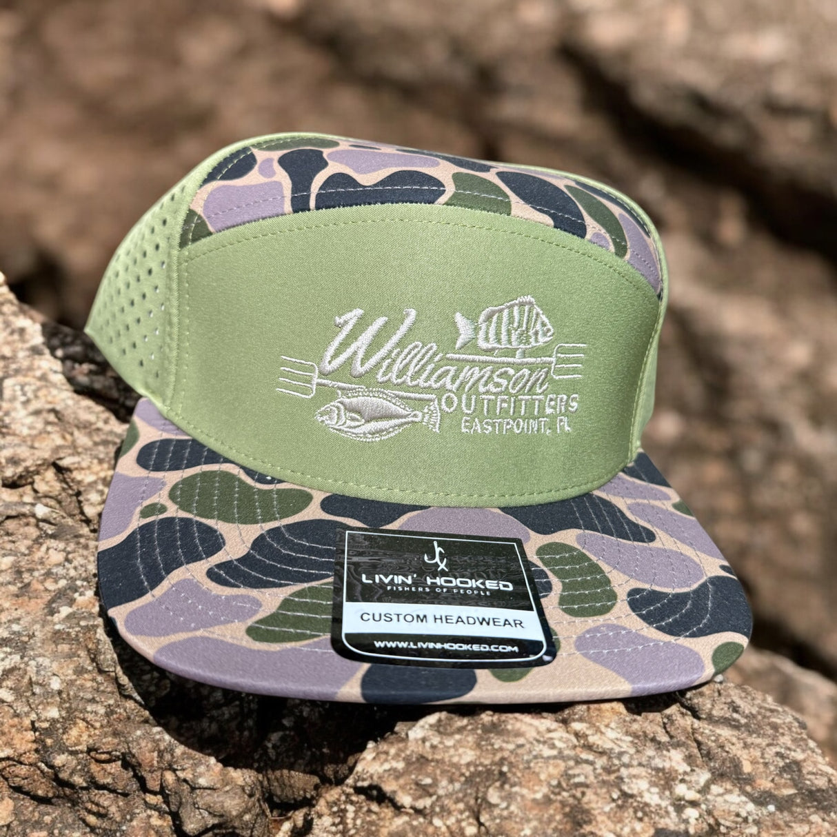 7 Panel WaterProof: Flounder Gigging x Swamp Runner