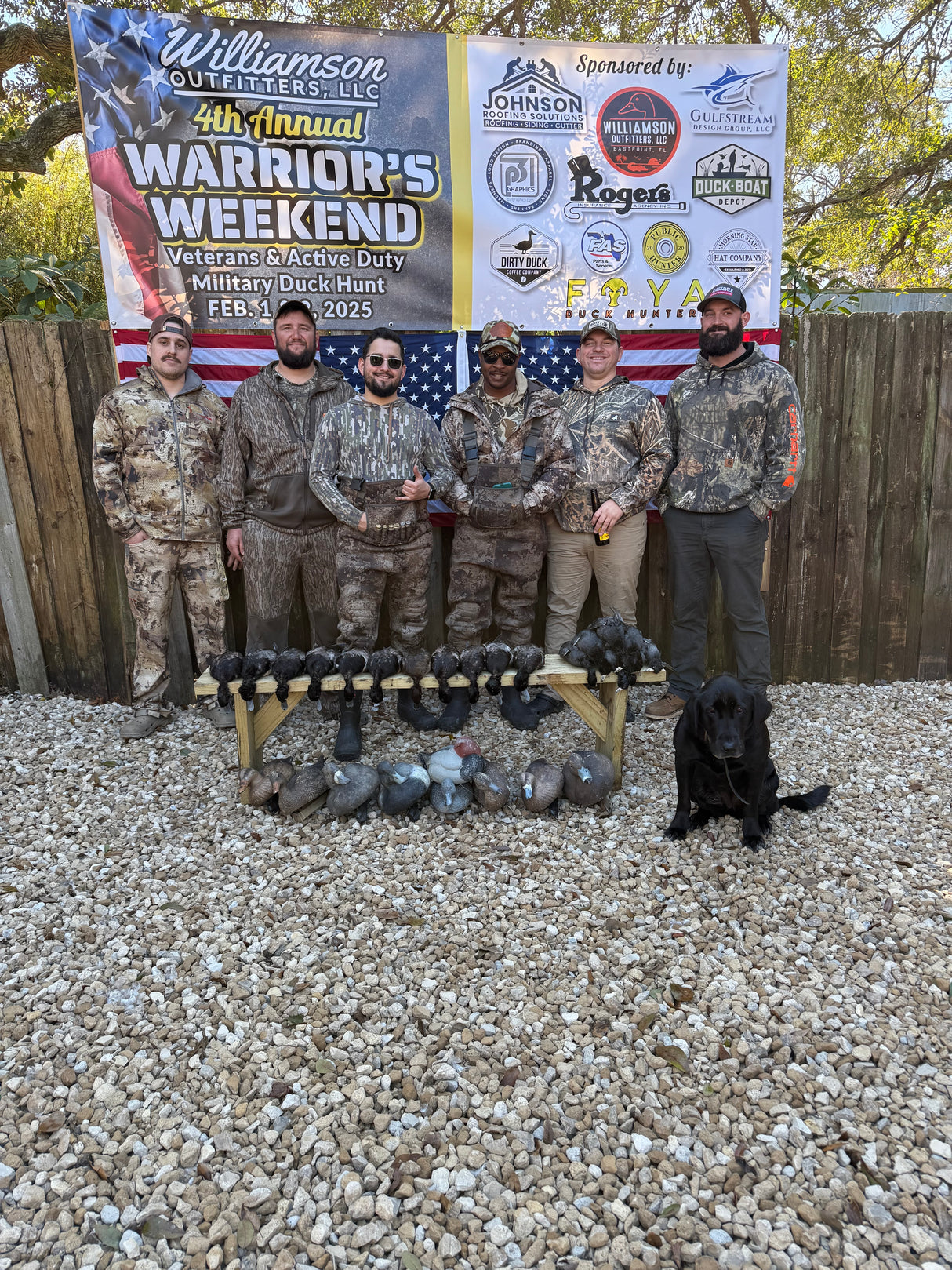 Clay Brown Memorial WARRIOR’S WEEKEND 2027: Military Duck Hunt (BOOKING DEPOSIT)
