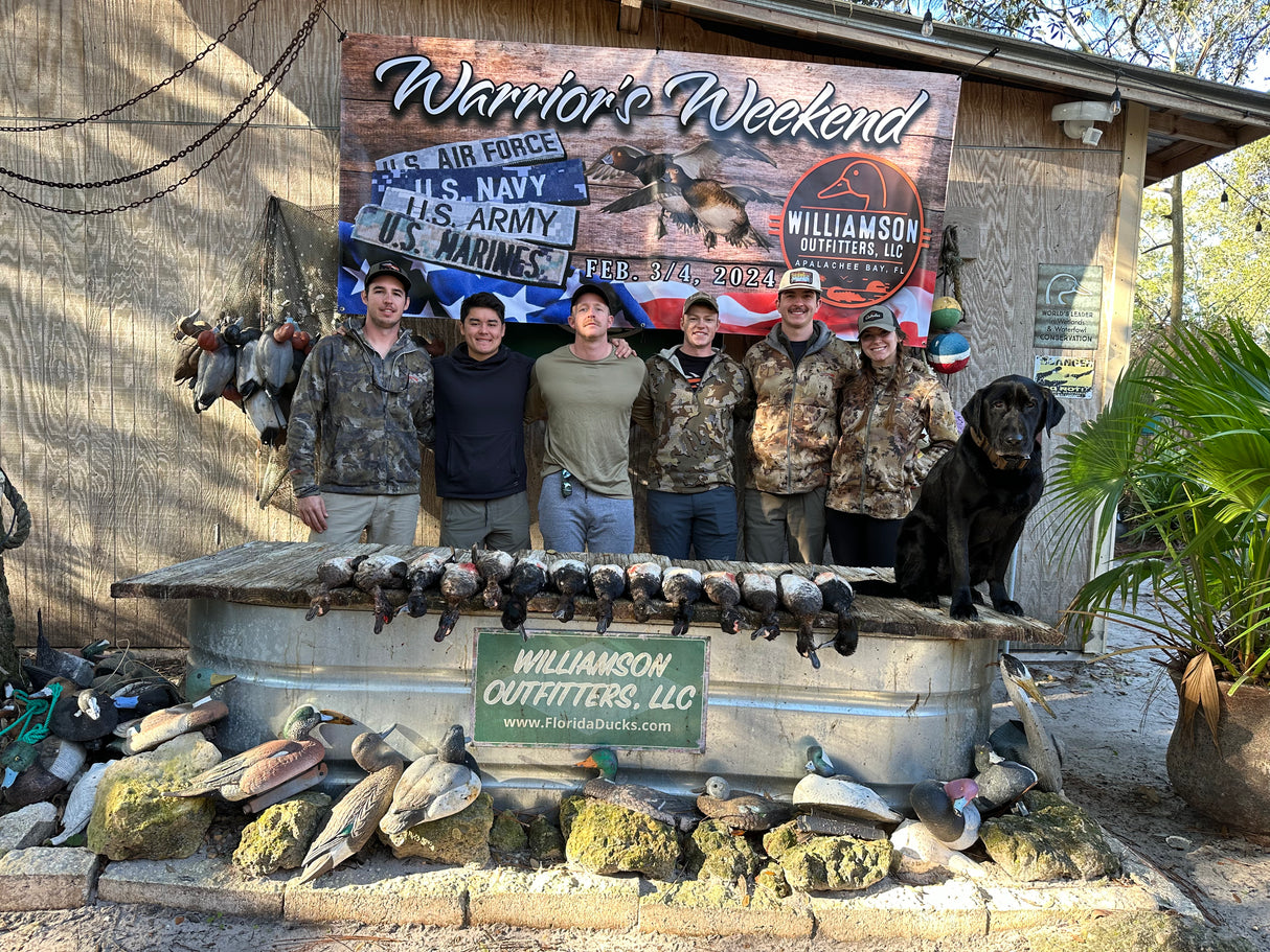“WARRIOR’S WEEKEND”: Military Duck Hunt (BOOKING DEPOSIT; January 31st & February 1st, 2026)