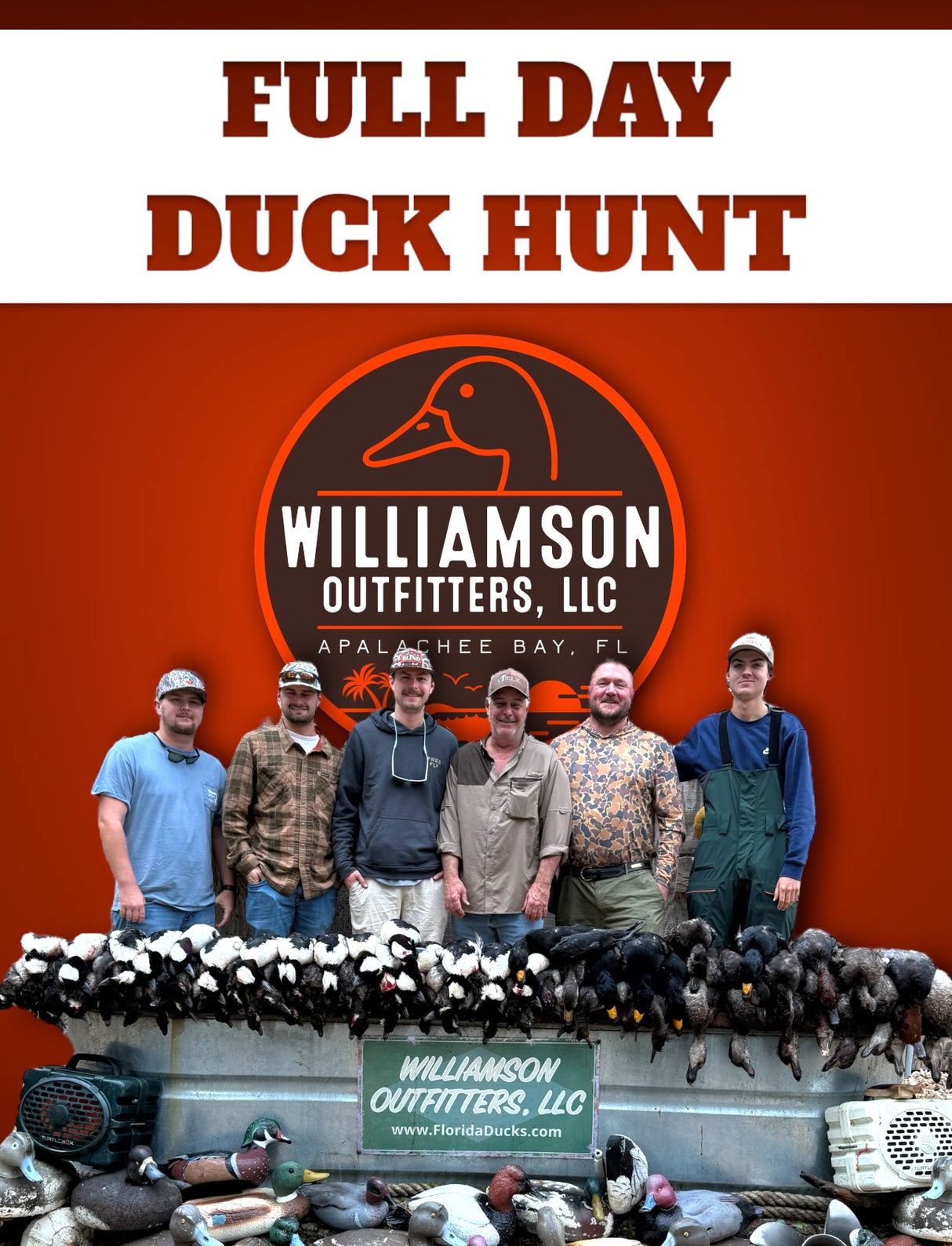 North Florida Duck Hunt (FULL Day Hunt: November - January)