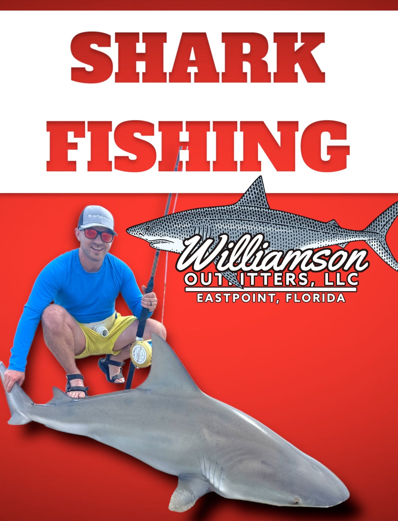 North Florida Shark Fishing [$200 BOOKING DEPOSIT]