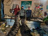 North Florida Gator Hunt: 6 hrs, Aug. thru Oct. [25% BOOKING DEPOSIT]