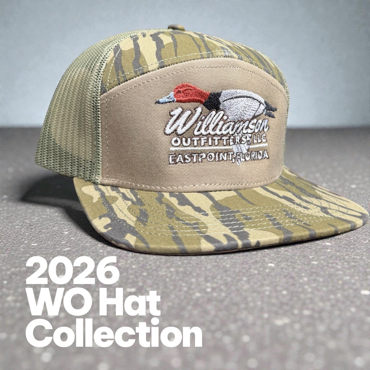 7 Panel: Banded Redhead x Mossy Oak Original Bottomland-Gator SA7AGE