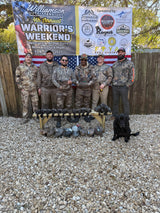 “WARRIOR’S WEEKEND”: Military Duck Hunt (BOOKING DEPOSIT; January 31st & February 1st, 2026)