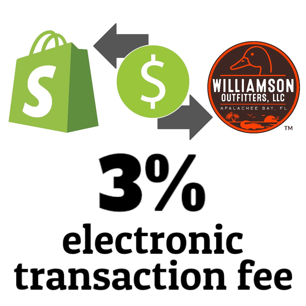 3% Electronic Transaction Fee