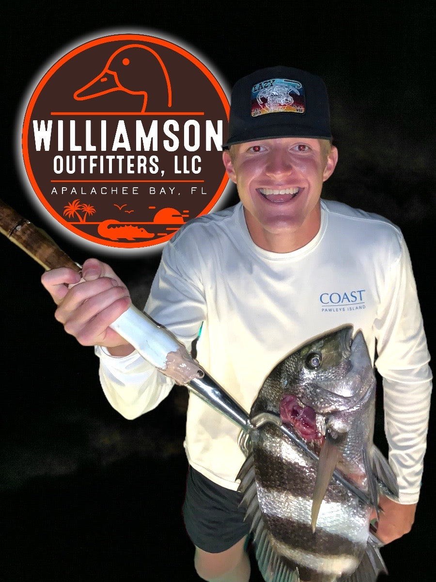 North Florida Flounder Gigging: 4 Hr Trip $550, Mar. to Nov. [30% BOOK –  Williamson Outfitters, LLC