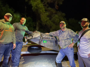 North Florida Gator Hunt: 6 hrs, Aug. thru Oct. [25% BOOKING DEPOSIT]