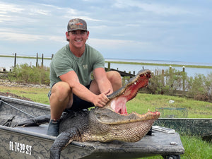 North Florida Gator Hunt: 6 hrs, Aug. thru Oct. [25% BOOKING DEPOSIT]